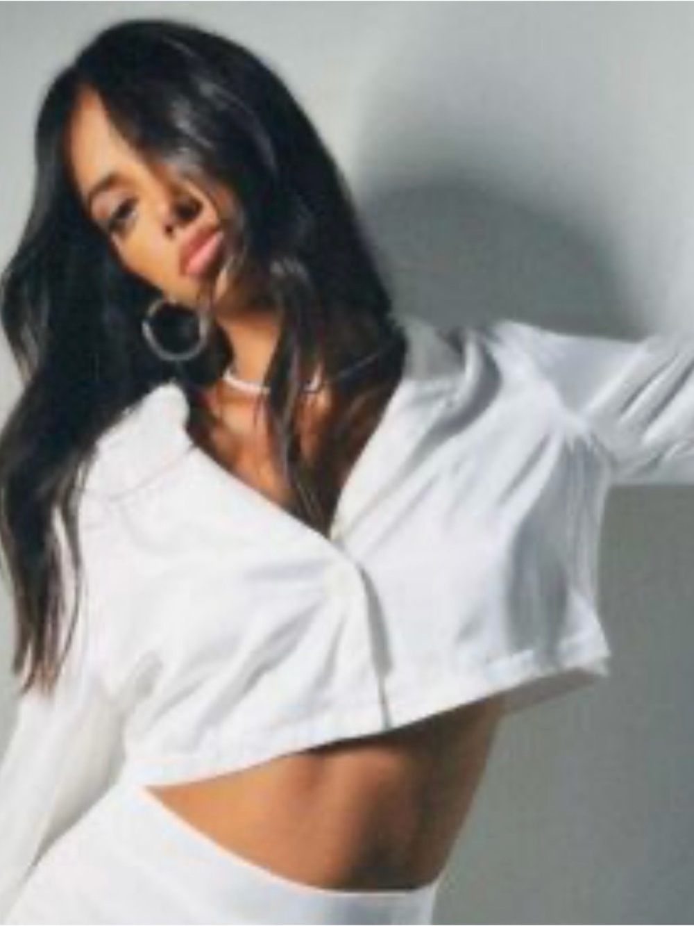 Princess Polly NWT White Satin Cropped Jacket Size 0